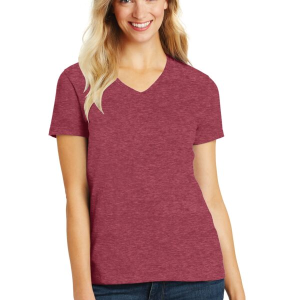 District Women's Perfect Blend ® V Neck Tee Thumbnail