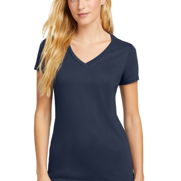 New Era Ladies Heritage Blend V Neck Tee Thumbnail