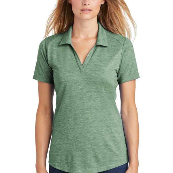 Sport-Tek Ladies PosiCharge ® Tri Blend Wicking Polo Thumbnail