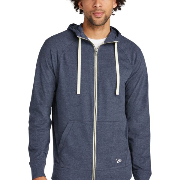 New Era Sueded Cotton Blend Full Zip Hoodie Thumbnail