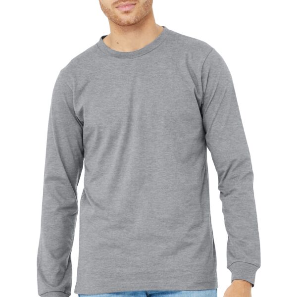 Bella + Canvas Unisex Heather CVC Long Sleeve Tee Thumbnail