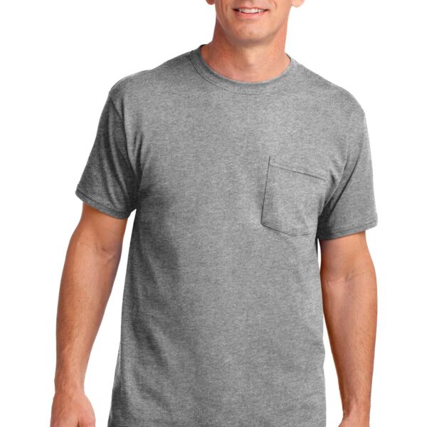 Port & Company Core Cotton Pocket Tee Thumbnail