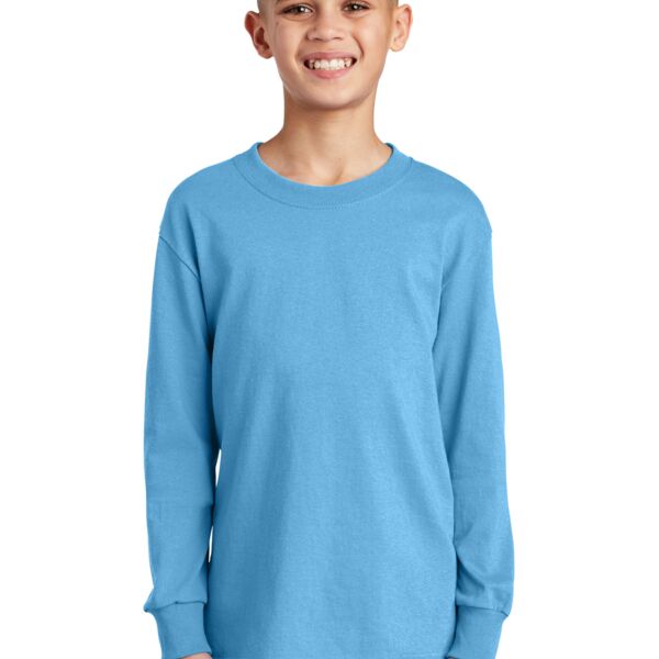 Port & Company Youth Long Sleeve Core Cotton Tee Thumbnail