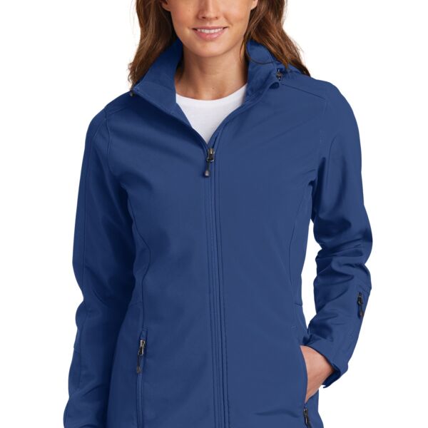 Eddie Bauer Ladies Hooded Soft Shell Parka Thumbnail