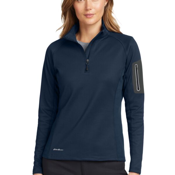 Eddie Bauer Ladies 1/2 Zip Performance Fleece Thumbnail