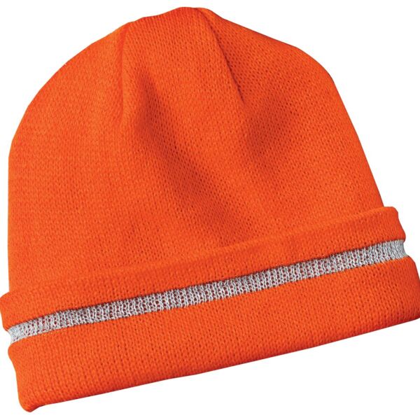 Corner Stone Enhanced Visibility Beanie with Reflective Stripe Thumbnail