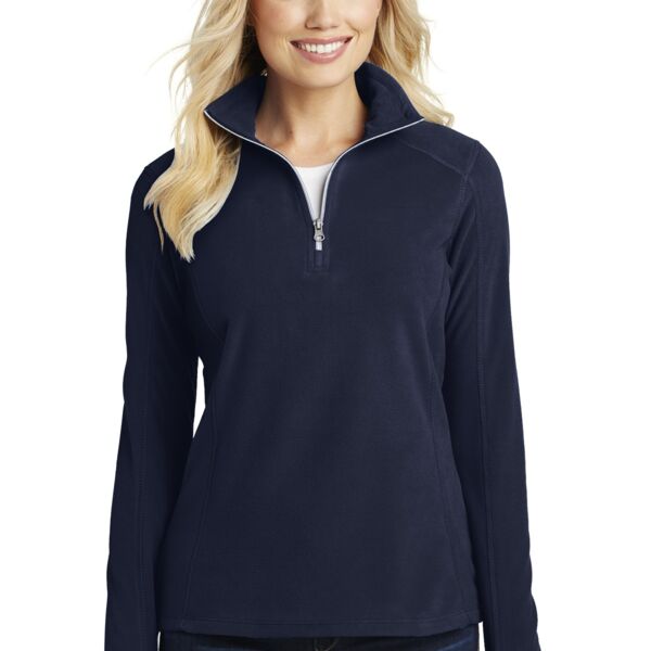 Port Authority Ladies Microfleece 1/2 Zip Pullover Thumbnail