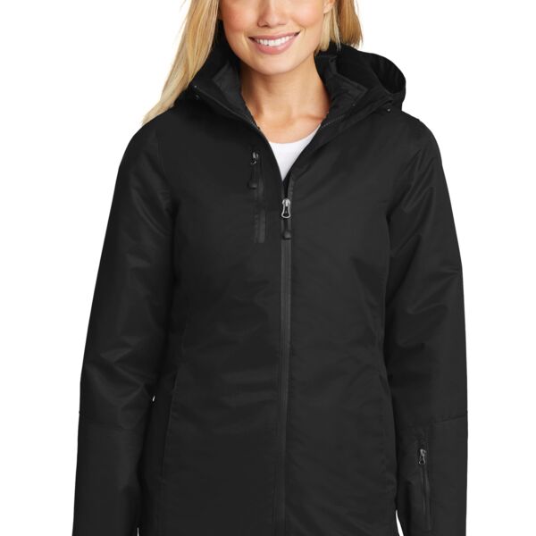 Port Authority Ladies Vortex Waterproof 3 in 1 Jacket Thumbnail