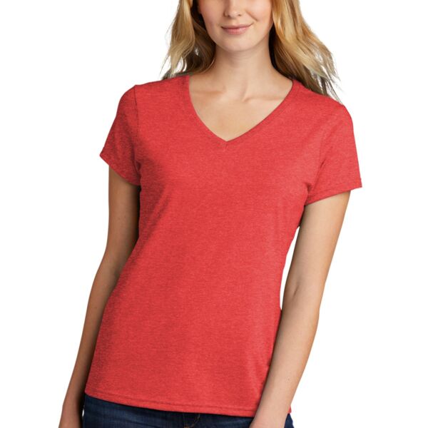Port & Company Ladies Tri Blend V Neck Tee Thumbnail