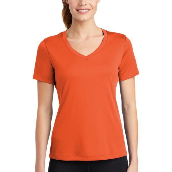 Sport Tek Ladies PosiCharge ® Competitor V Neck Tee Thumbnail