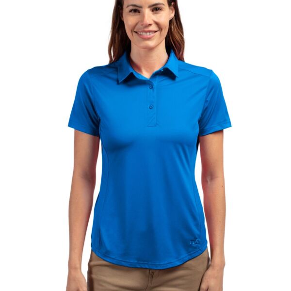 Cutter & Buck Prospect Textured Stretch Womens Short Sleeve Polo Thumbnail