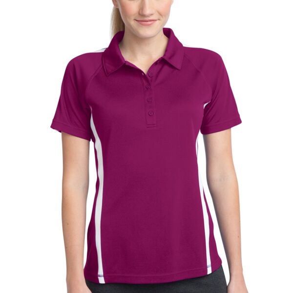 LST685 - Sport-Tek® Ladies PosiCharge™ Micro-Mesh Colorblock Polo Thumbnail