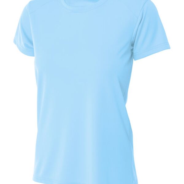 Ladies' Shorts Sleeve Cooling Performance Crew Shirt Thumbnail