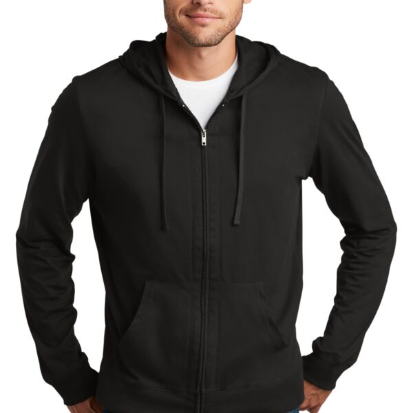 Young Mens Jersey Full Zip Hoodie Thumbnail