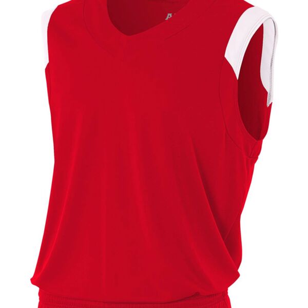 A4 Moisture Management V-neck Muscle Thumbnail