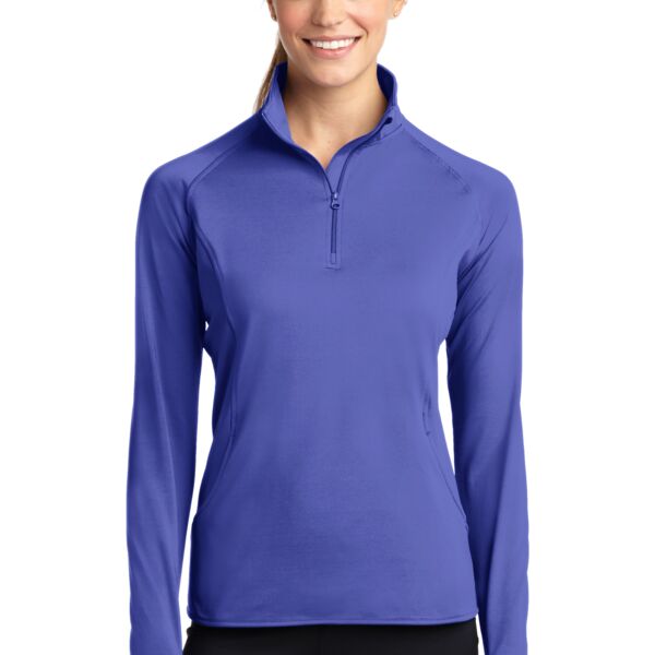 St Lukes Ladies 1/4 Zip Pullover Thumbnail