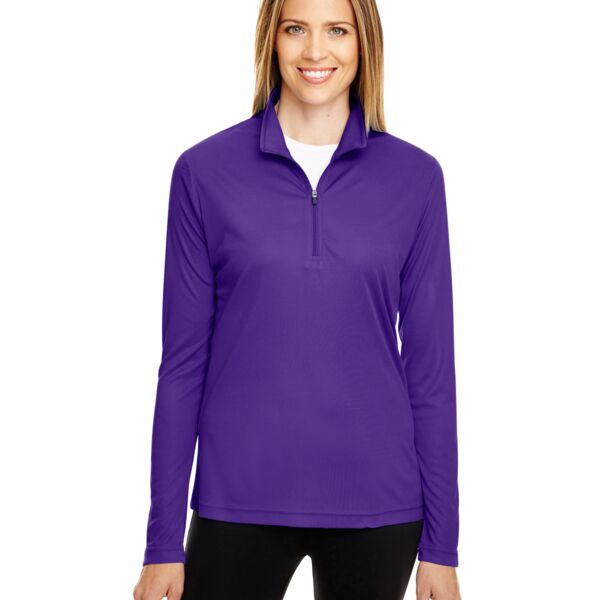 St Lukes Half Marathon Ladies 1/4 Zip Race Shirt Thumbnail