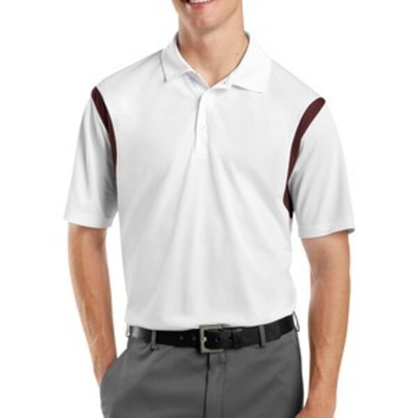 Back Blocked Micropique Sport Wick® Polo Thumbnail