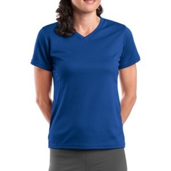 Dri Mesh® Ladies V Neck T Shirt Thumbnail