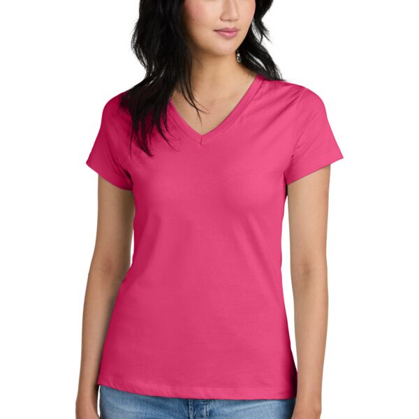 SS-DM1170L Ladies Perfect Weight V Neck Tee Thumbnail