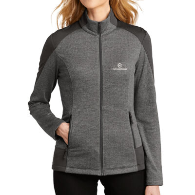   - Women's Grid Fleece Jacket Thumbnail