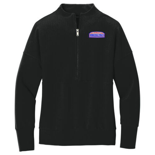 Mercer+Mettle  - Women's Linear Texture 1/4 Zip Thumbnail
