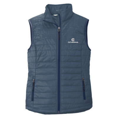 Ladies Packable Puffy Vest Thumbnail